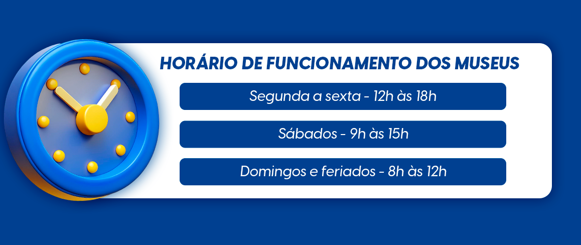 Horário dos Museus